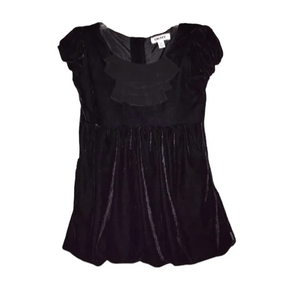 4t black dress Juniors Tallulah Velvet + Tulle Dress